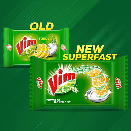 Vim Lemon Dishwash Bar-275gm