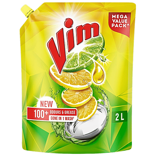 Vim Lemon Dishwash Liquid-2l