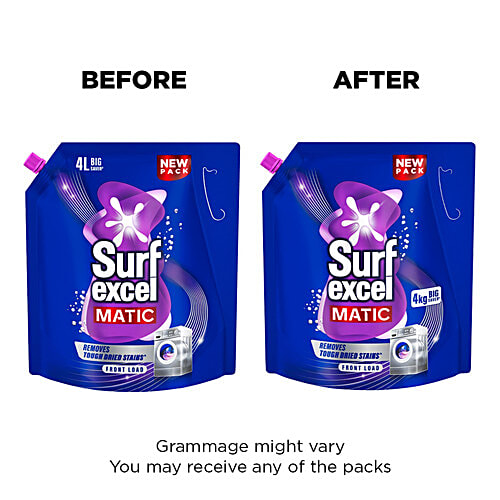 Surf Excel Matic Front Load Liquid Detergent,-4kg