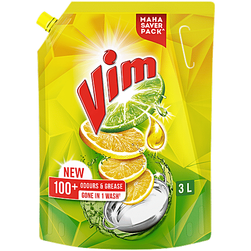 Vim Lemon Dishwash Liquid-3l